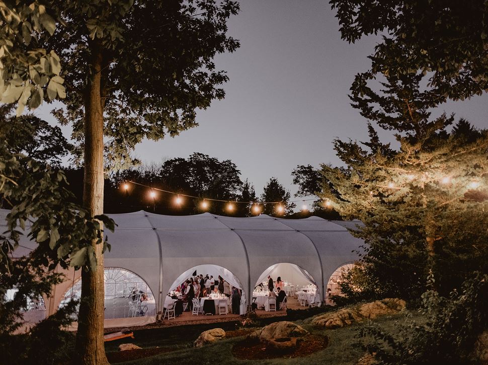 Event tent at Misselwood